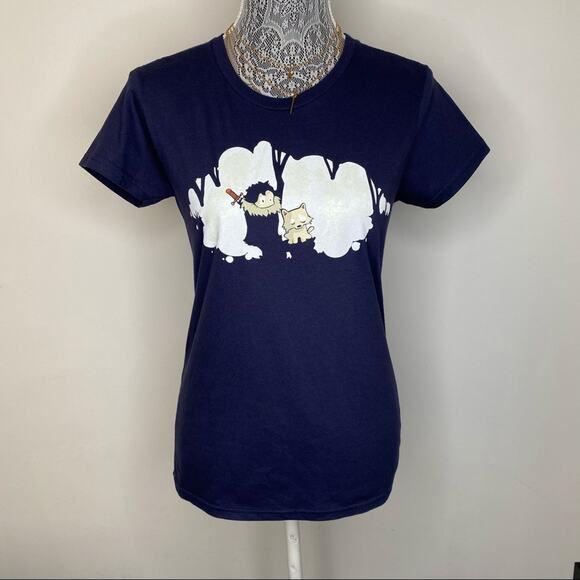 GOT GAME OF THRONES John Snow Unisex Glow in the Dark T-Shirt Navy Size Small - Picture 2 of 7